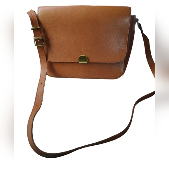 Madewell Handbags - Madewell brown leather crossbody bag.